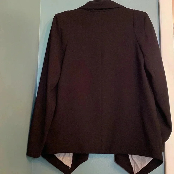 Anthropologie Cartannier women’s black blazer size small - single button - Picture 9 of 9